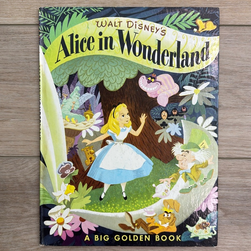 72’ Big Golden Book Alice‎ In Wonderland